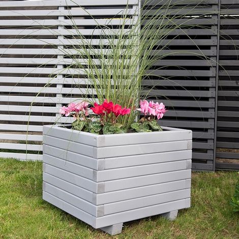 50cm Square Wooden Planter